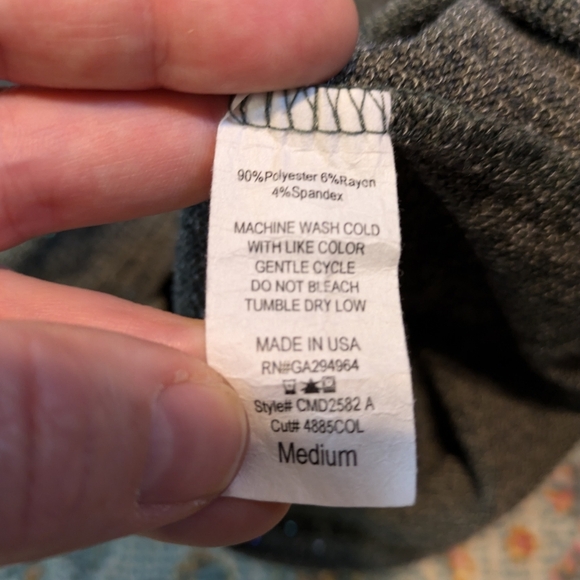 Olive Green Knit Sweater Dress with Star Sequin Size M - Picture 7 of 7